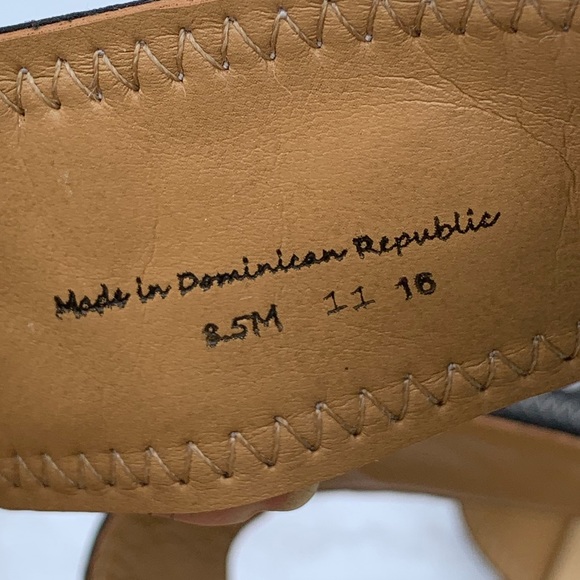 Jack Rogers Adair Black/White Sandals Size 8.5 - Picture 8 of 13